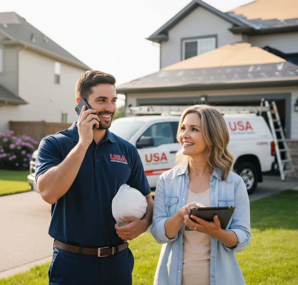 USA Roof Repair Experts customer support in Gower